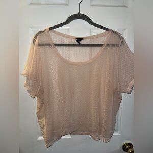 Women's Sheer Pink Top